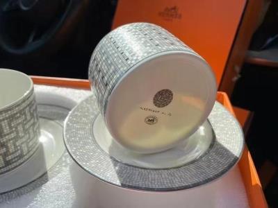 wholesale quality hermes set of 2 mugs and saucers mosaique model no. 1